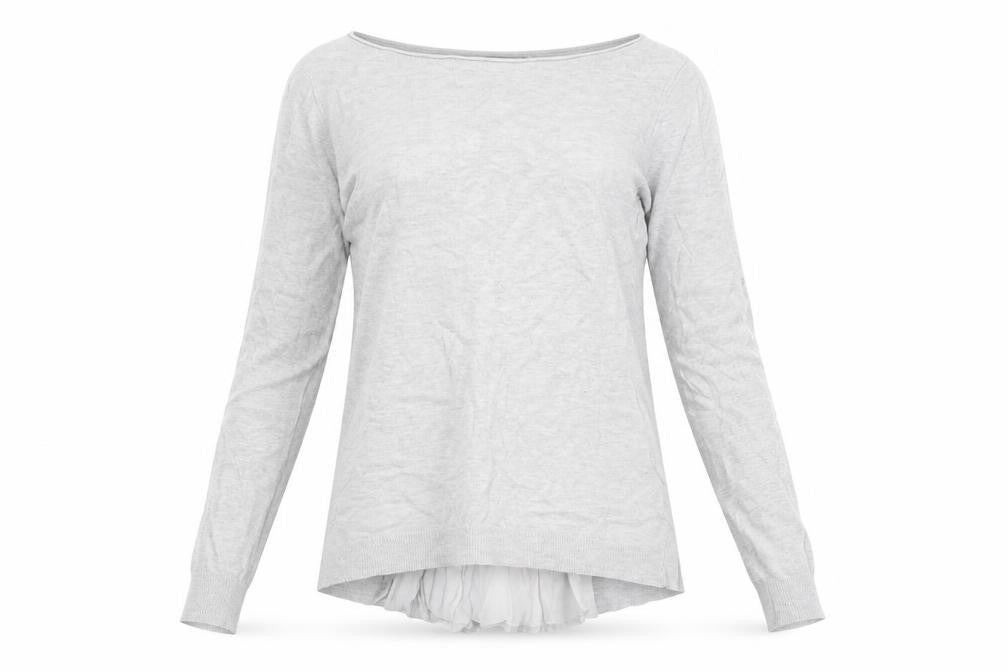 Mint Velvet Women's Grey Round Neck Jumper, Size 8