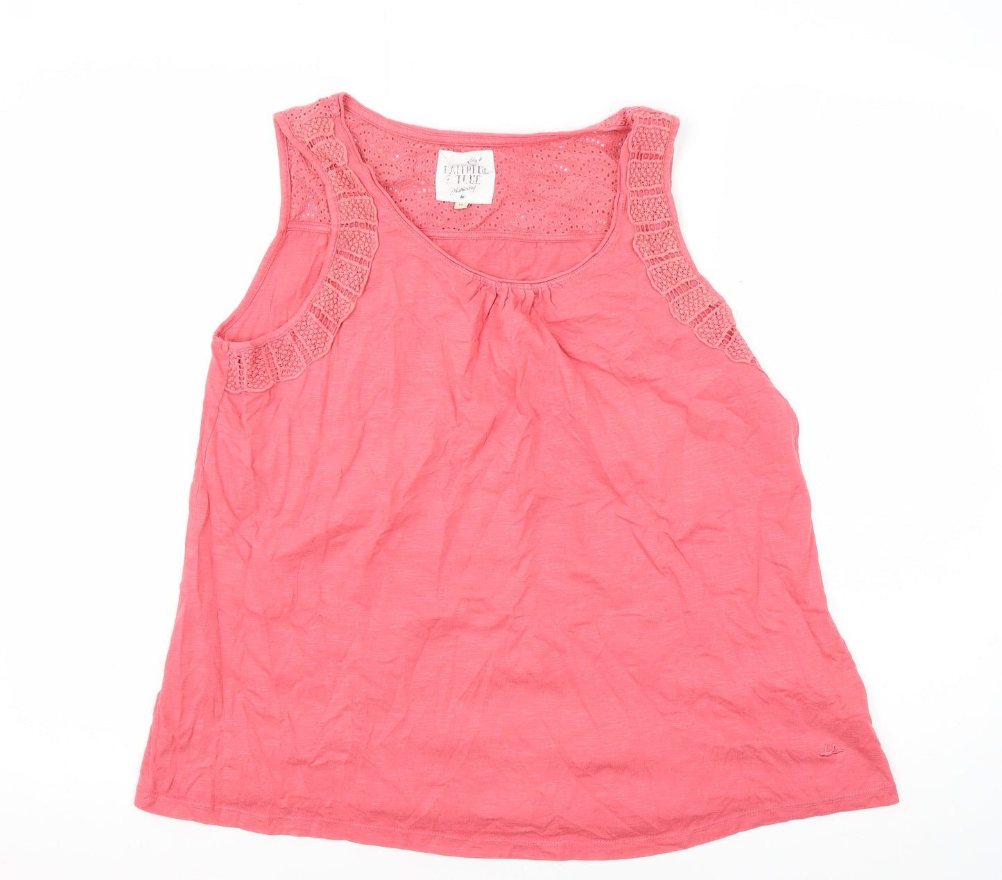Faithful & True Women's Pink Camisole Tank, Size 16