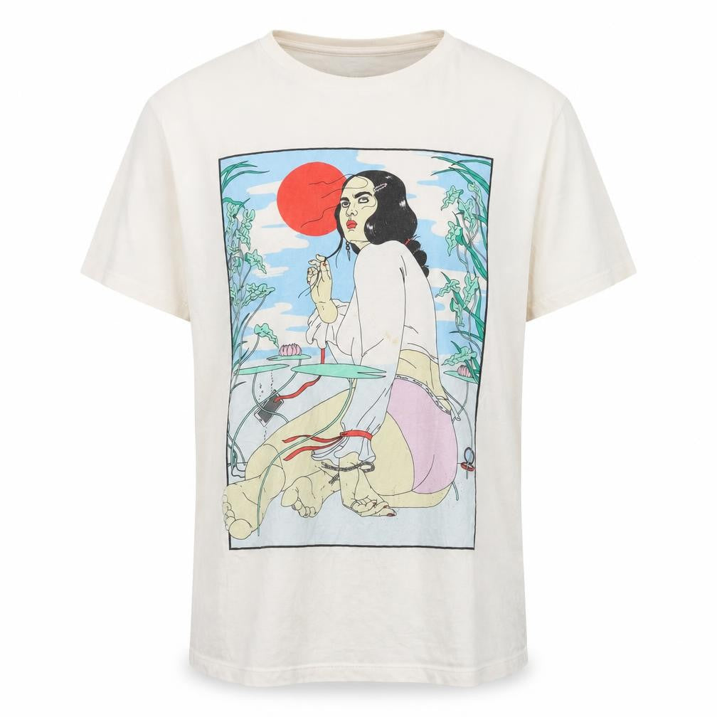 Actionaid Unisex Beige Graphic T-Shirt Large
