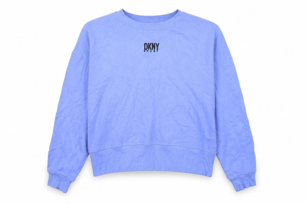 DKNY Women's Blue XS Pullover Sweatshirt