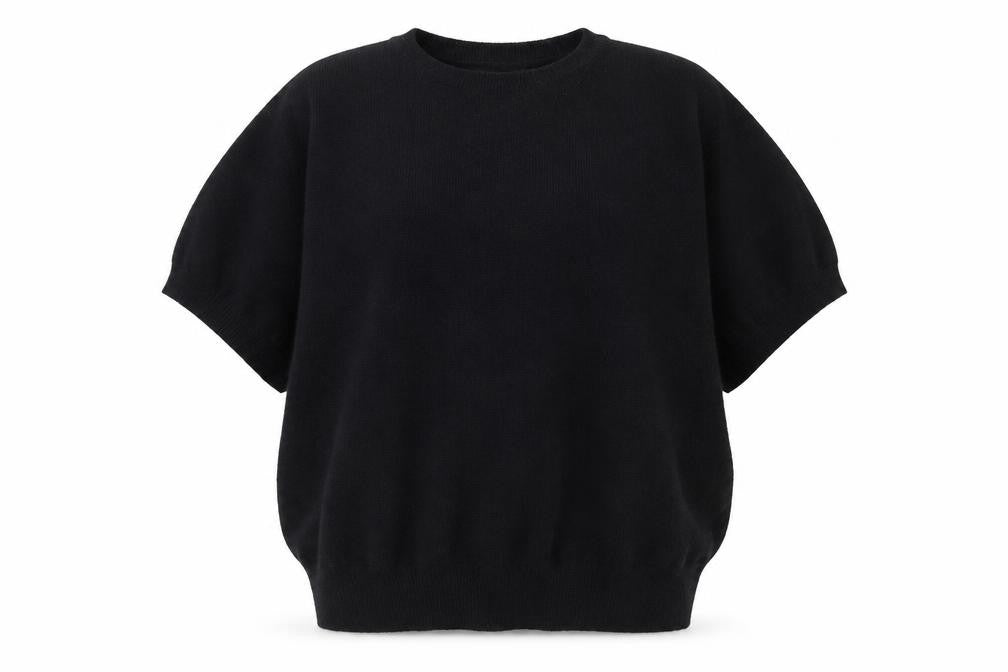 Johnstons Women's Black Wool Jumper Size 12