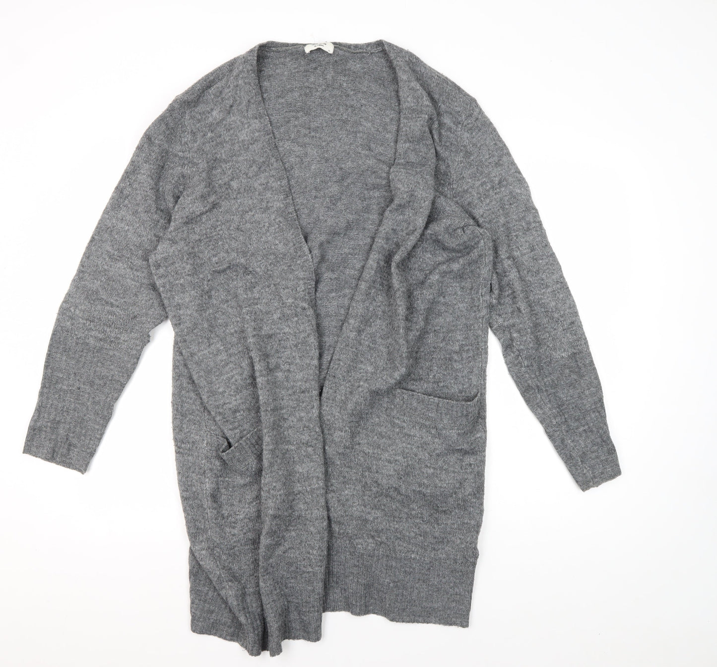 Jacqueline de Yong Women's Grey Long Cardigan Size XL