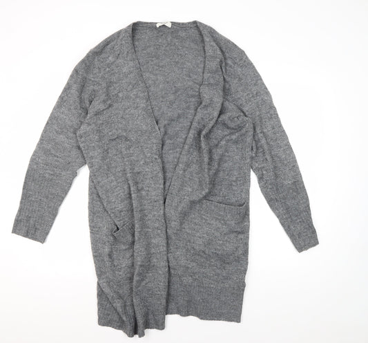Jacqueline de Yong Women's Grey Long Cardigan Size XL