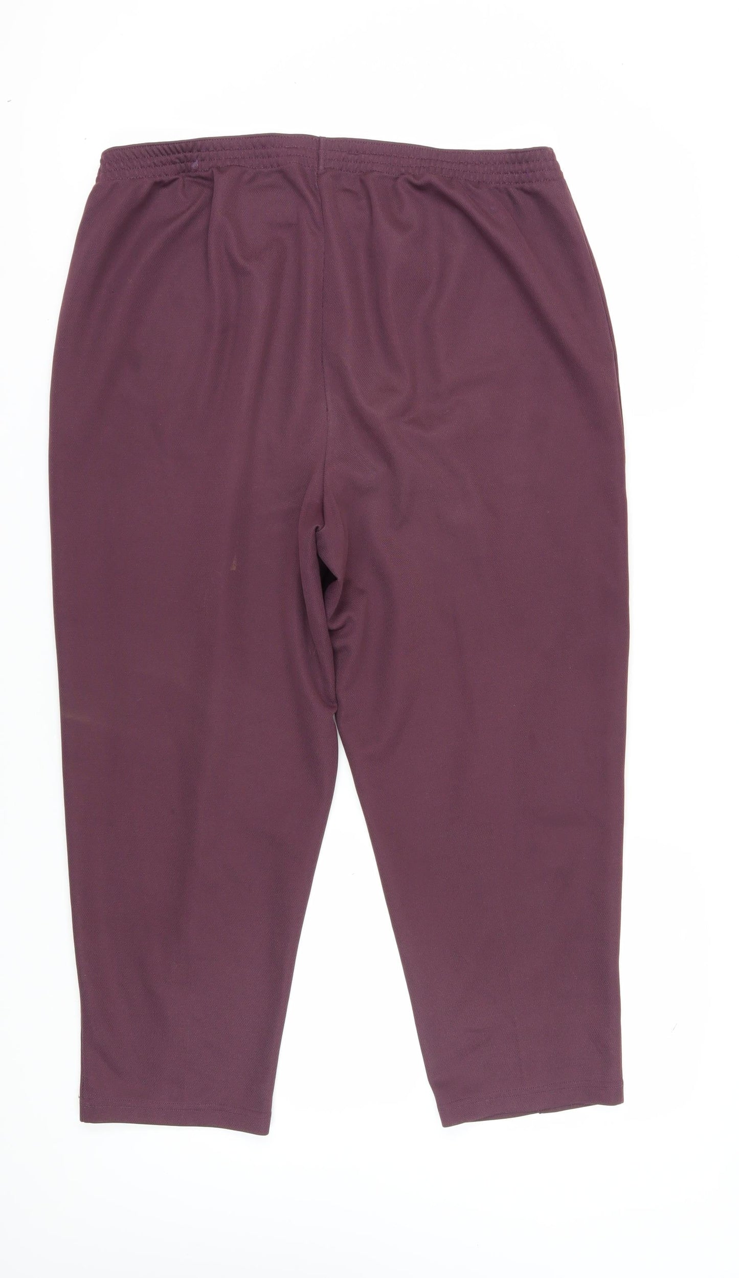 Julipa Women's Purple Straight Leg Trousers Size 20