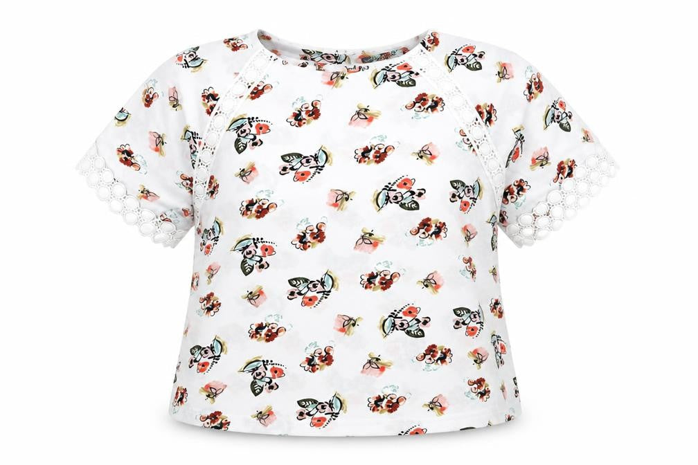 Marks & Spencer Women Ivory Floral Blouse, Size 14
