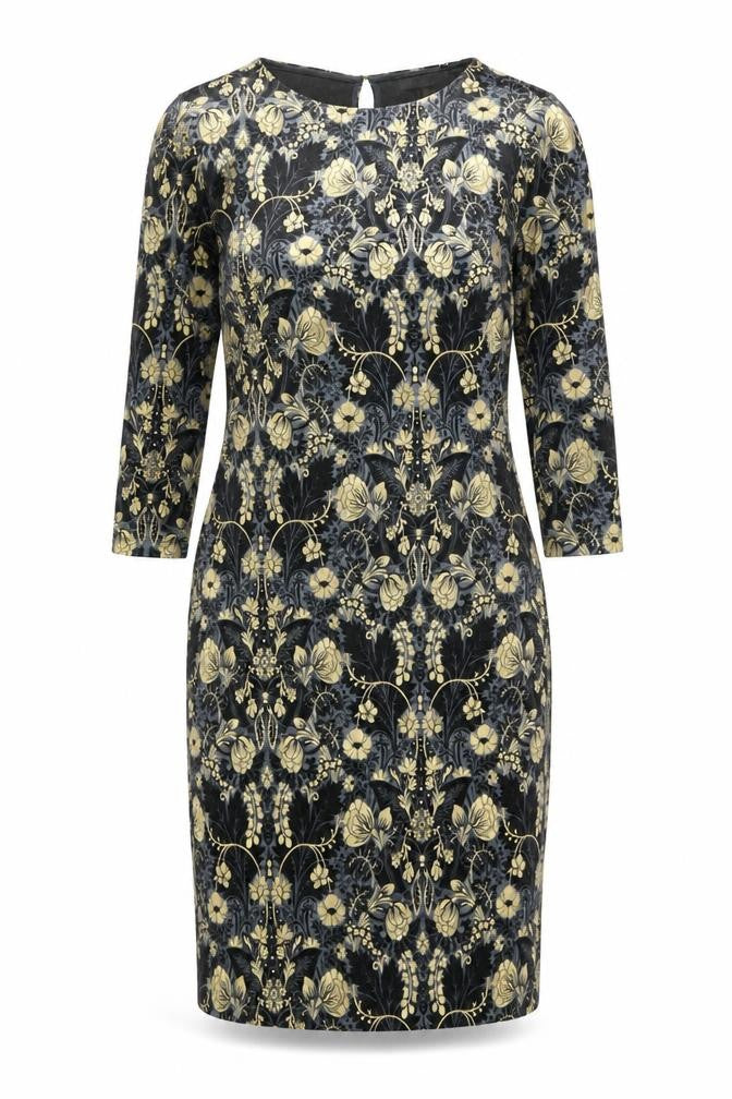 Oasis Women's Floral Sheath Dress M Multicoloured