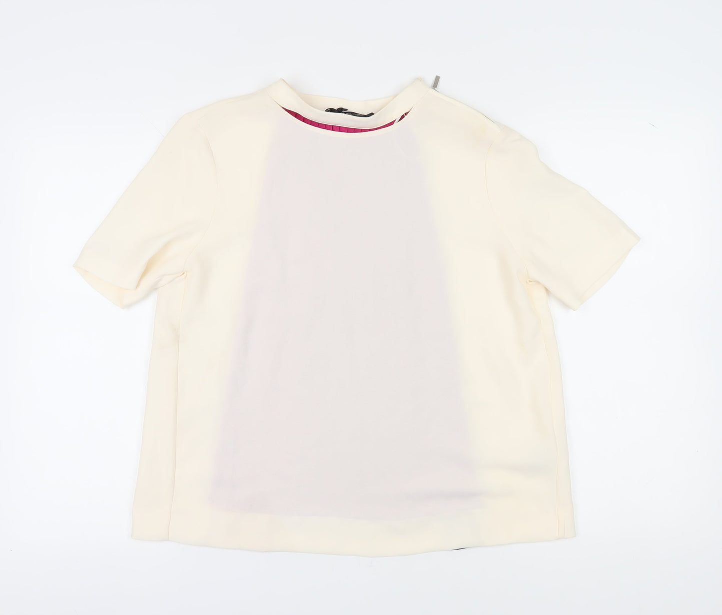 Marks and Spencer Women’s Ivory Pleated Blouse, Size 10