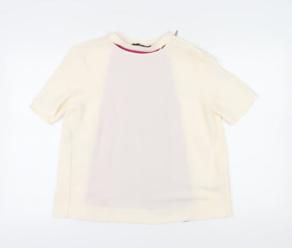 Marks & Spencer Women’s Ivory Pleated Blouse, Size 10
