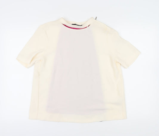 Marks and Spencer Women’s Ivory Pleated Blouse, Size 10