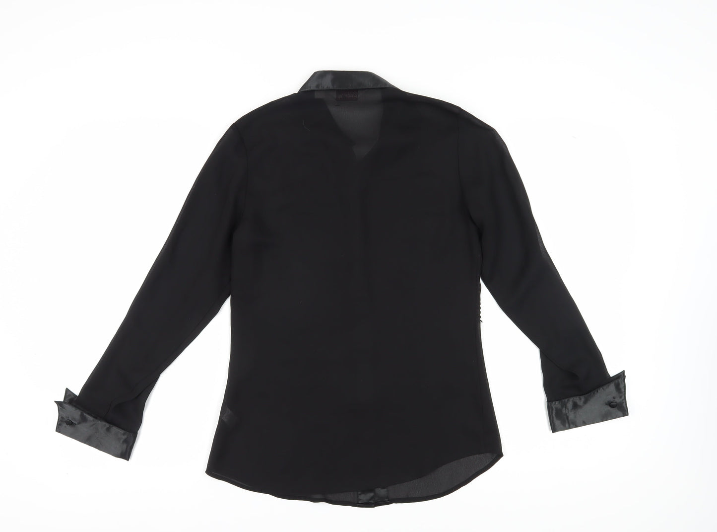 Kaleidoscope Black Button-Up Women's Size 10 Shirt
