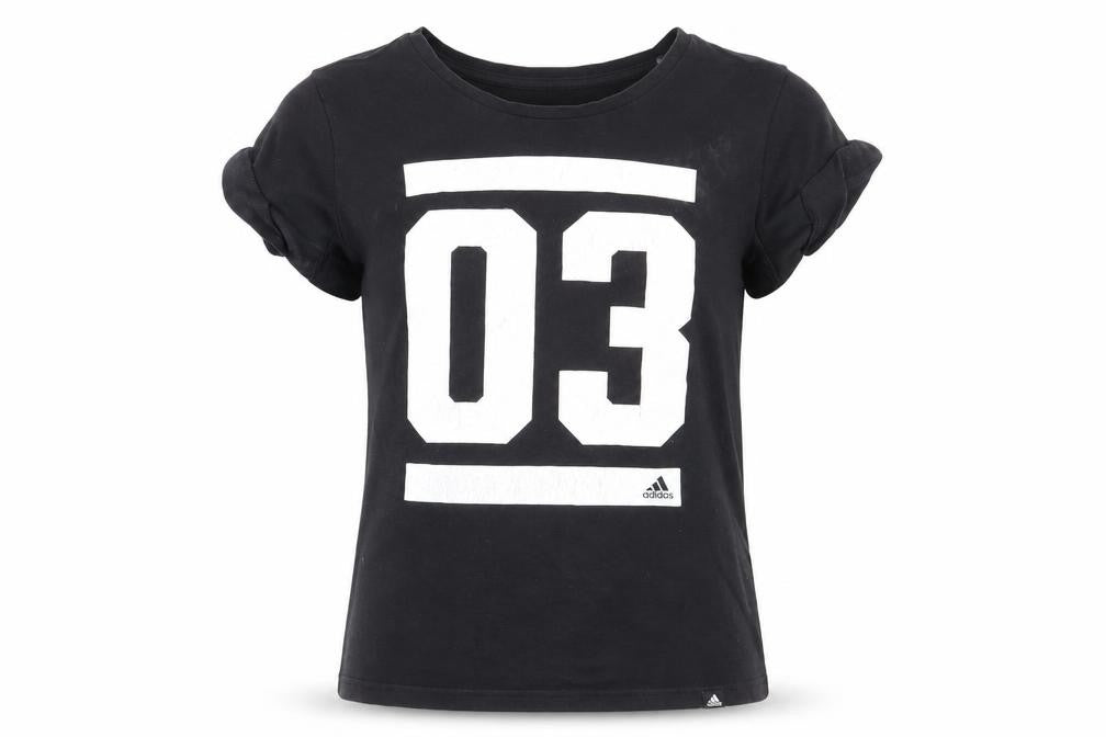 Adidas Black T-Shirt Medium Unisex Casual Top