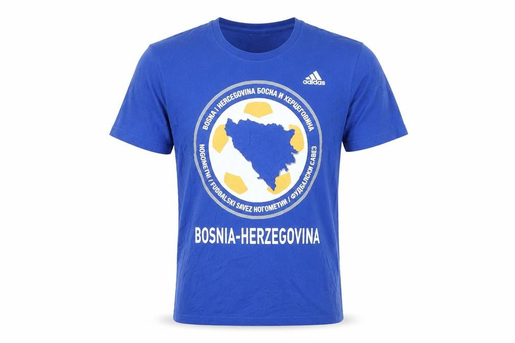 Adidas Men's Blue Medium Graphic T-Shirt