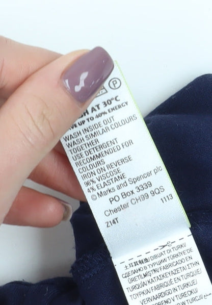 Marks & Spencer Multicoloured Women's Striped Basic T-Shirt