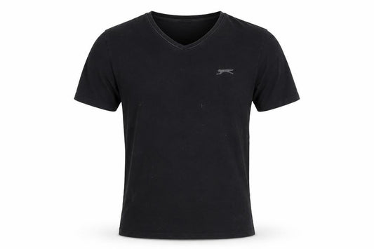 Slazenger Men's Black V-Neck T-Shirt Size S