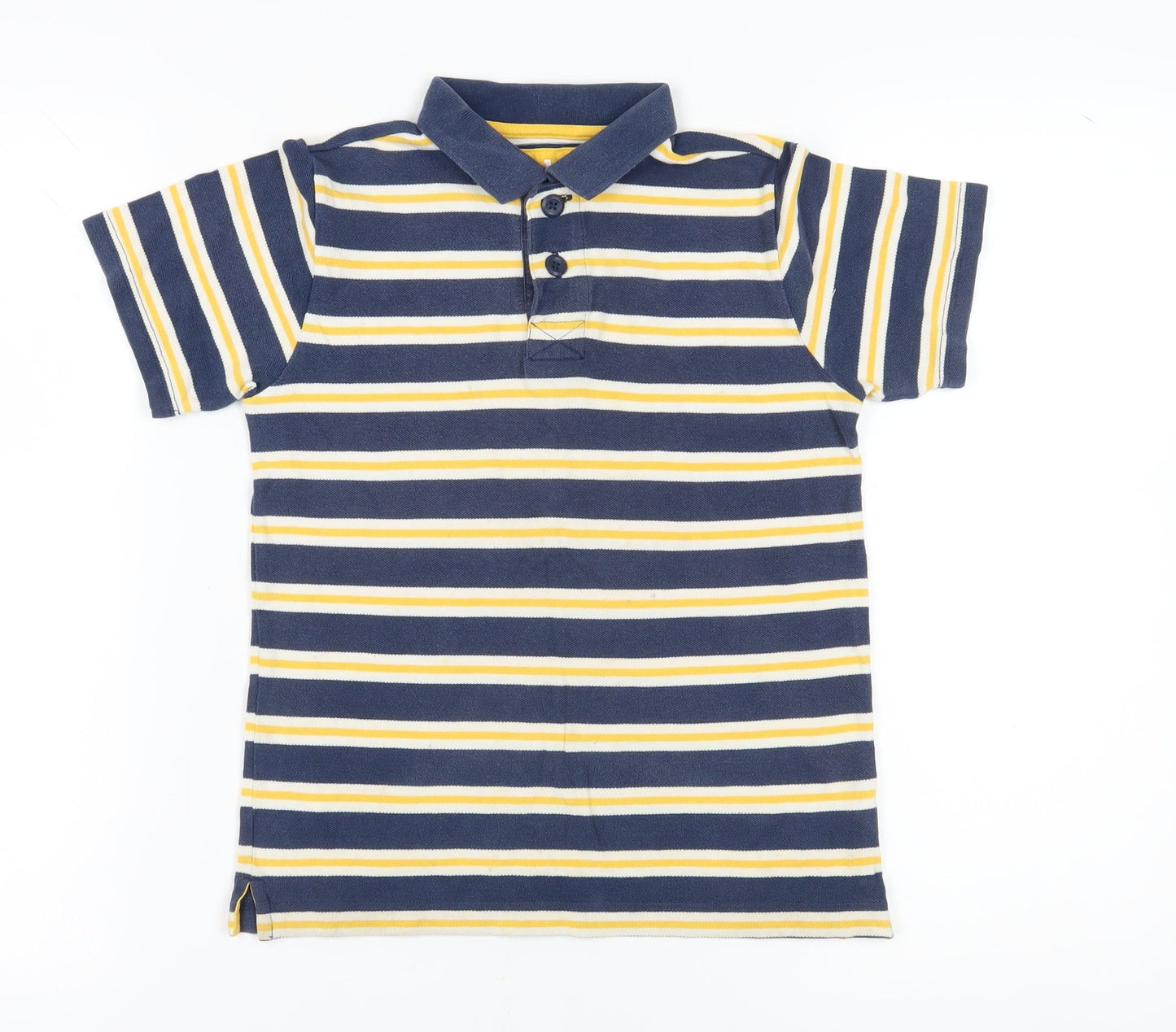 OshKosh Boys Blue Striped Polo Shirt 8 Years - New