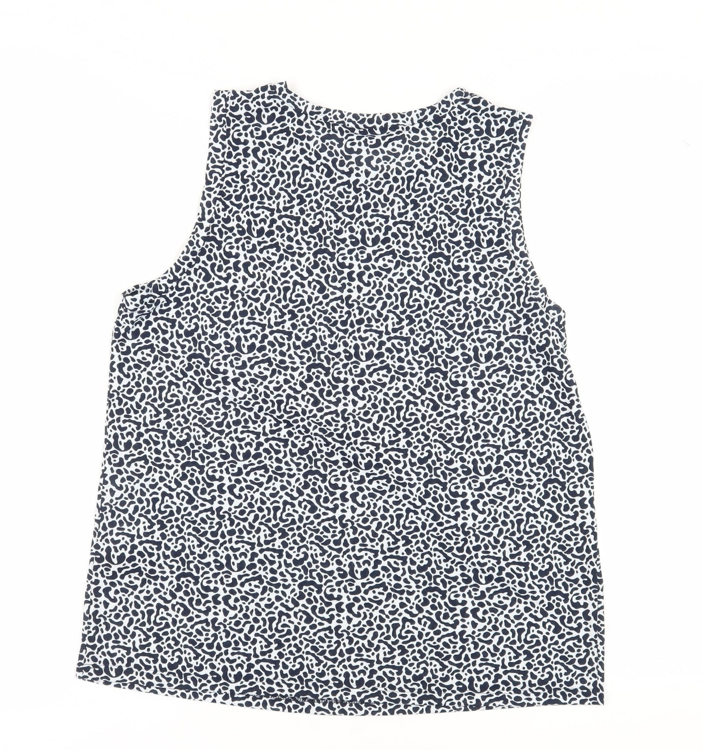 Marks and Spencer Women's Blue Animal Print Tank Top