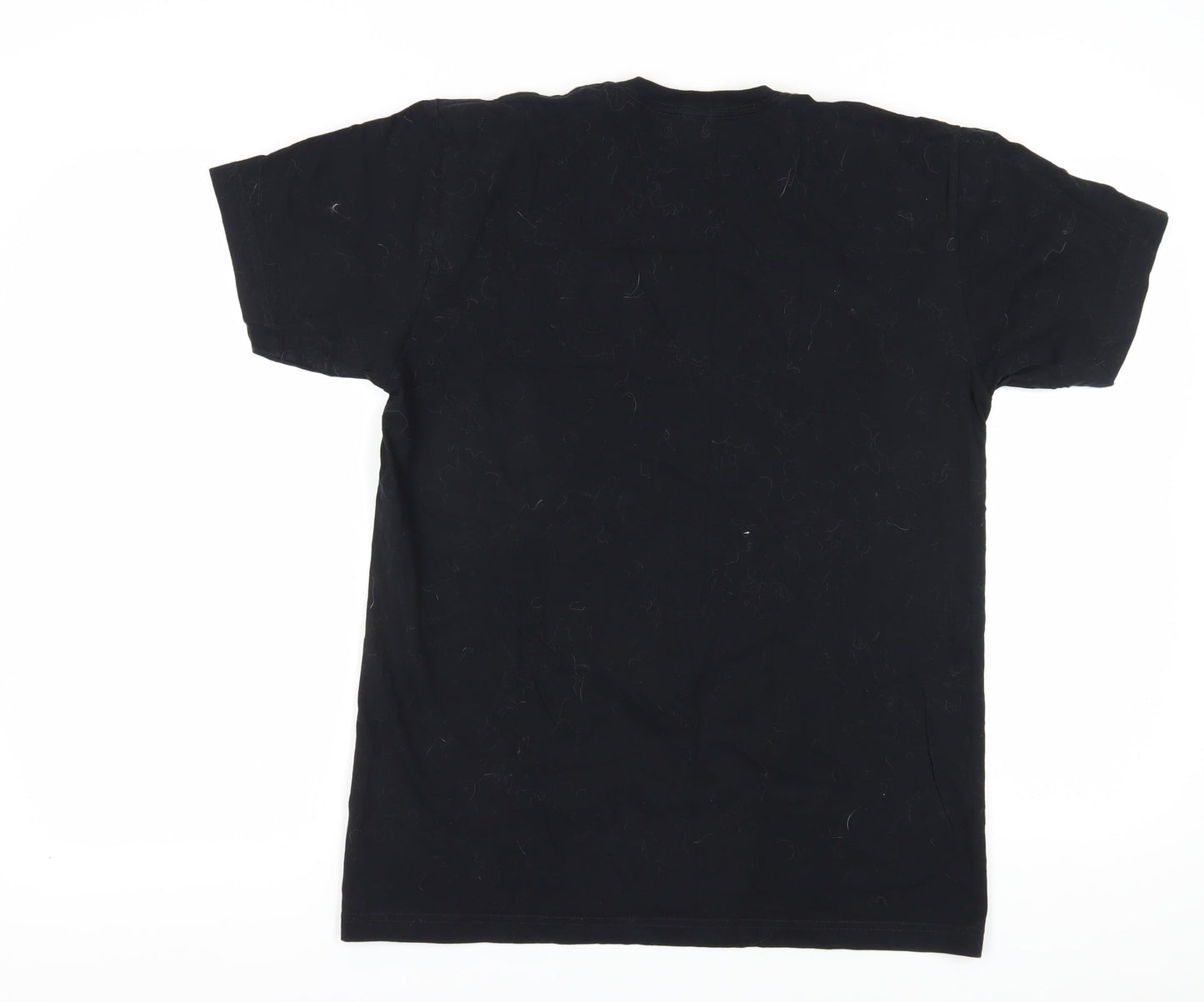 American Apparel Unisex Black Retro T-Shirt L