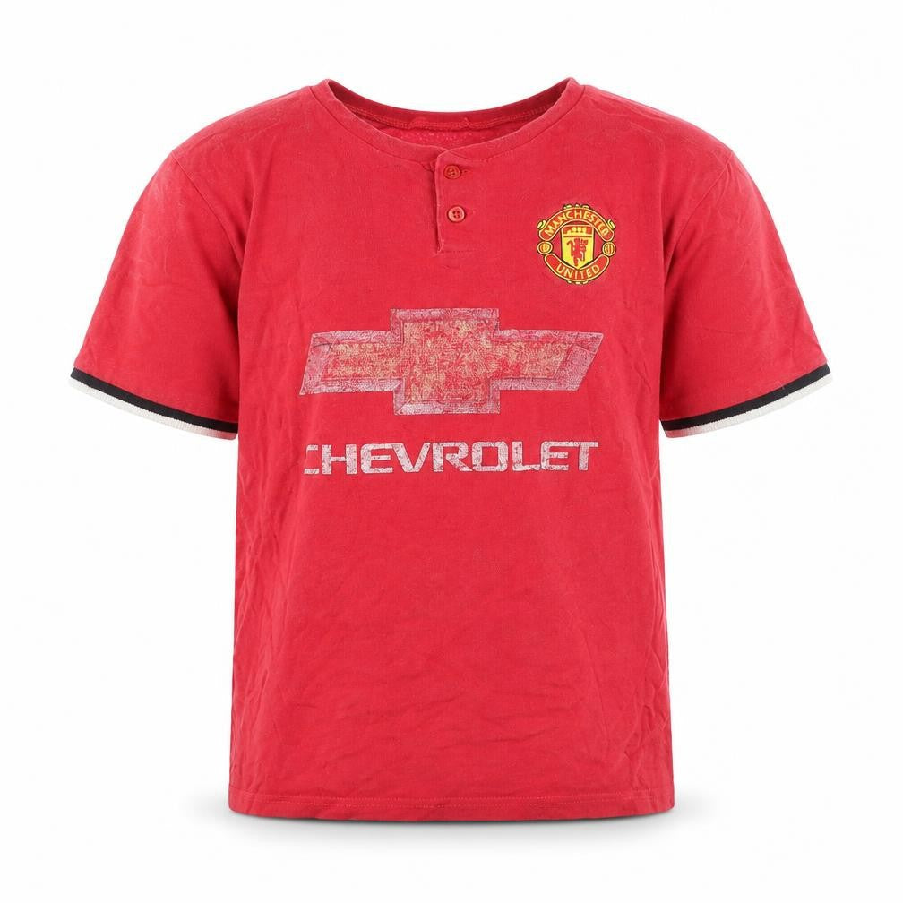Manchester United Boys' Red Cotton T-Shirt, 10-11 Years