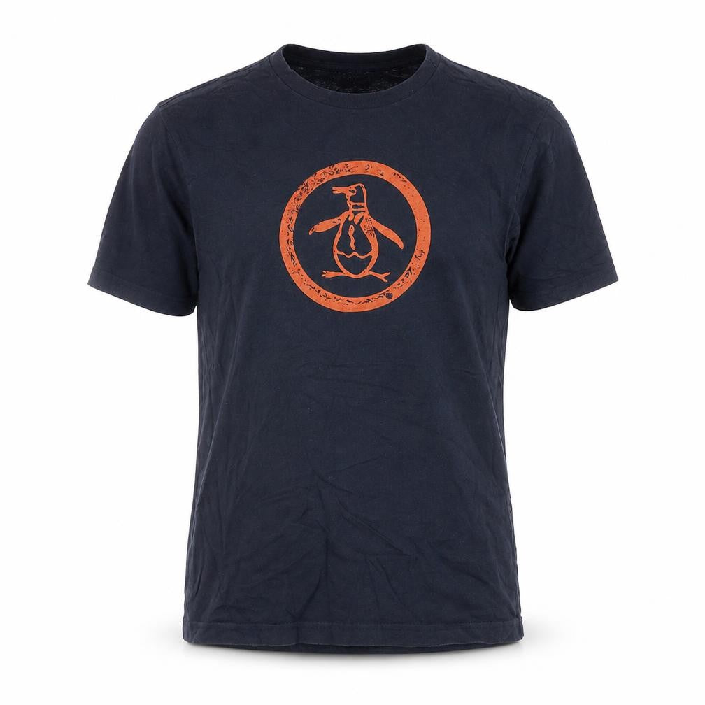 Original Penguin Men’s Blue Graphic Print T-Shirt - Size S