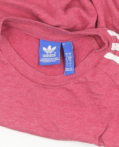 Adidas Womens Red Basic T-Shirt - Size S