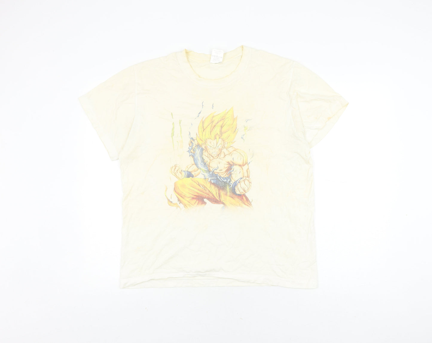 Stedman White Anime Character T-Shirt, M, Unisex