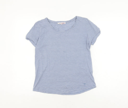 Tom Tailor Women's Blue Striped T-Shirt, Size S