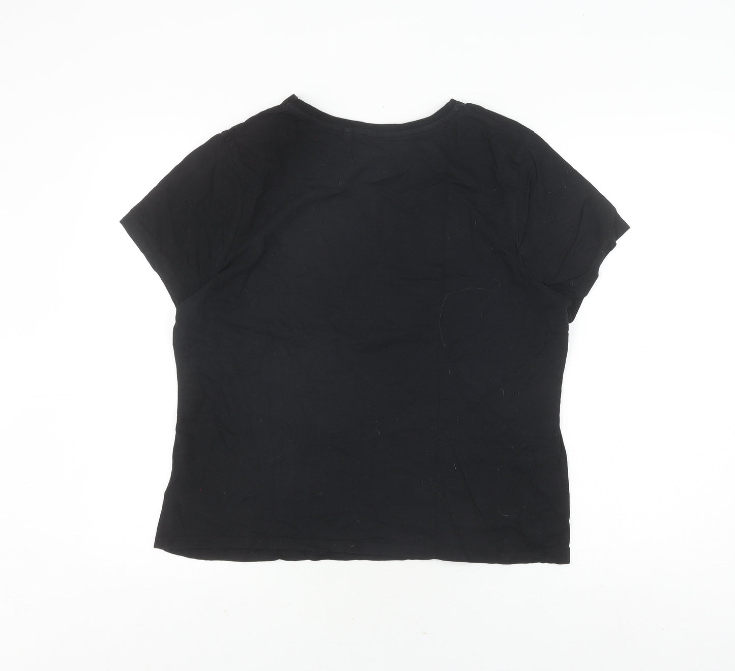 Disney Unisex Adults Black L Mickey T-Shirt