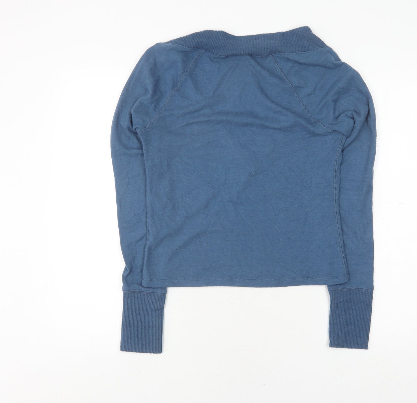 Urban Outfitters Women's Blue V-Neck Pullover Jumper - M
