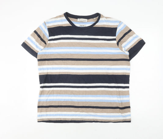 By Garment Makers Men's XL Stripe T-Shirt