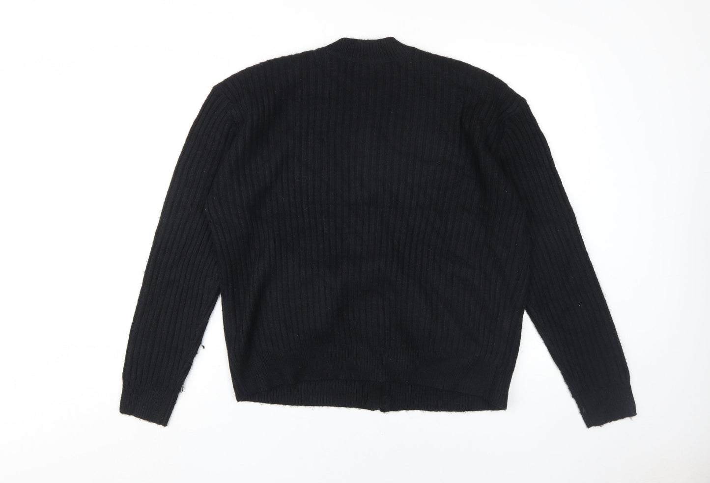 Marks and Spencer Women's Black Full Zip Jumper M