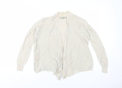 Marks & Spencer Women's Beige Cardigan, Size 14