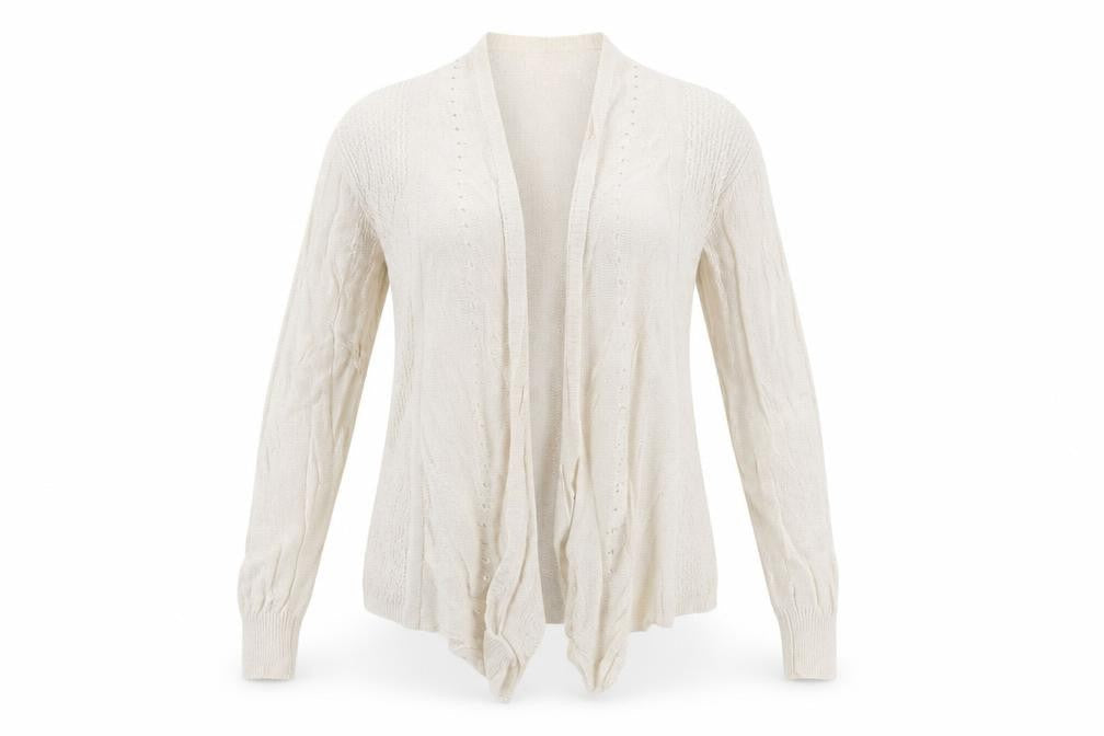 Marks & Spencer Women's Beige Cardigan, Size 14
