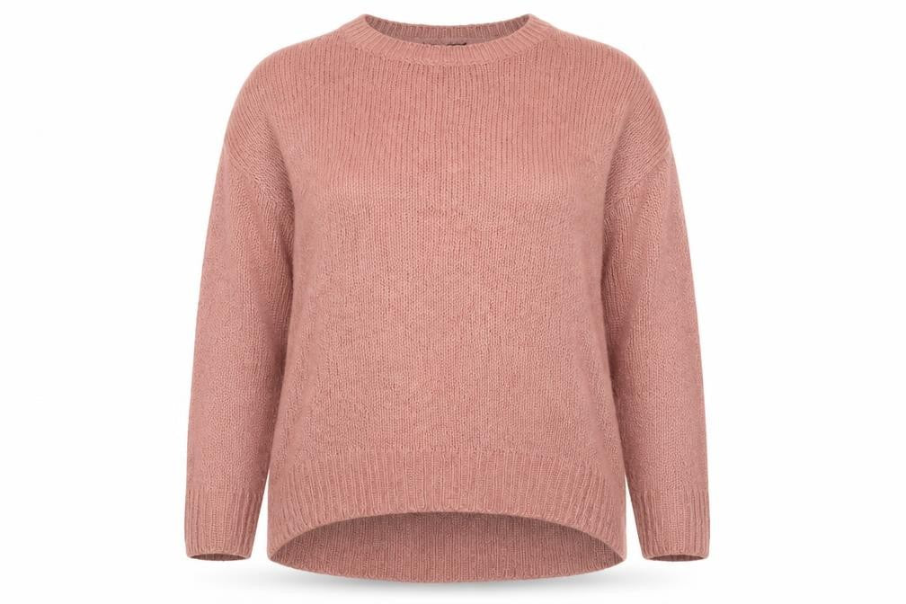 New Look Women's Pink Knit Pullover Jumper, M