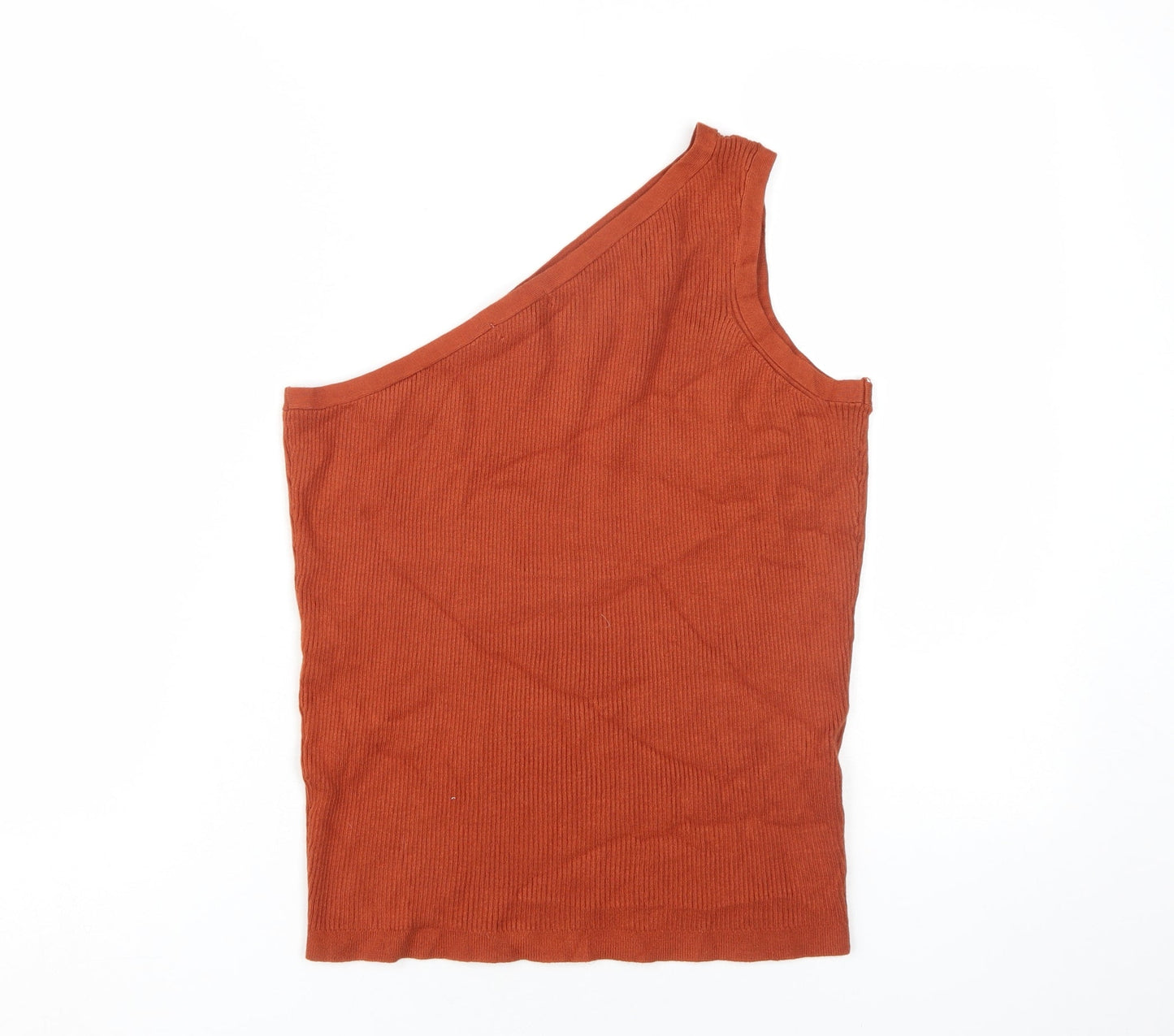 La Redoute Women’s Orange One Shoulder Camisole Tank L