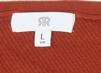 La Redoute Women’s Orange One Shoulder Camisole Tank L