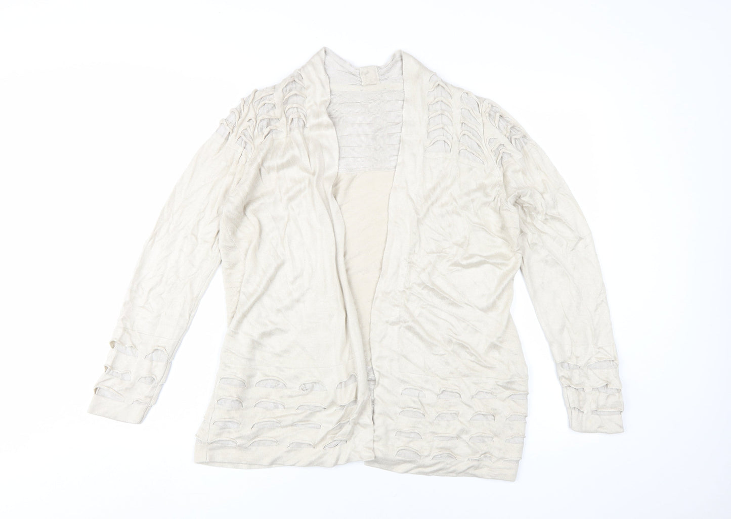 Marks and Spencer Beige Women's Cardigan UK 12