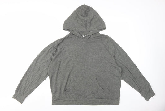 Marks and Spencer Grey Unisex L Pullover Hoodie