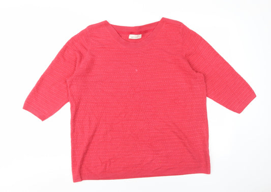 Marks and Spencer Women's Red Pullover Jumper Size 20