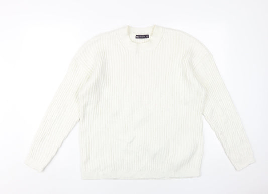 Marks and Spencer Women's White Pullover Jumper L