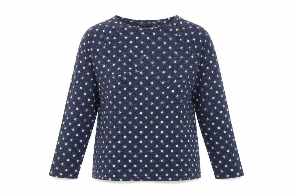 Marks & Spencer Women's Blue Floral Jersey T-Shirt