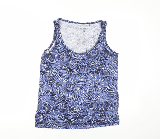 Principles Women's Blue Floral Tank Top Size 12