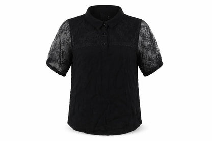 School Rag Women's Black Lace Blouse Size 2