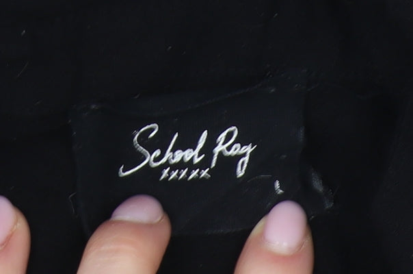 School Rag Women's Black Lace Blouse Size 2