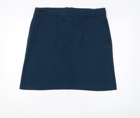Roman Women's Blue Pencil Skirt, Size 18