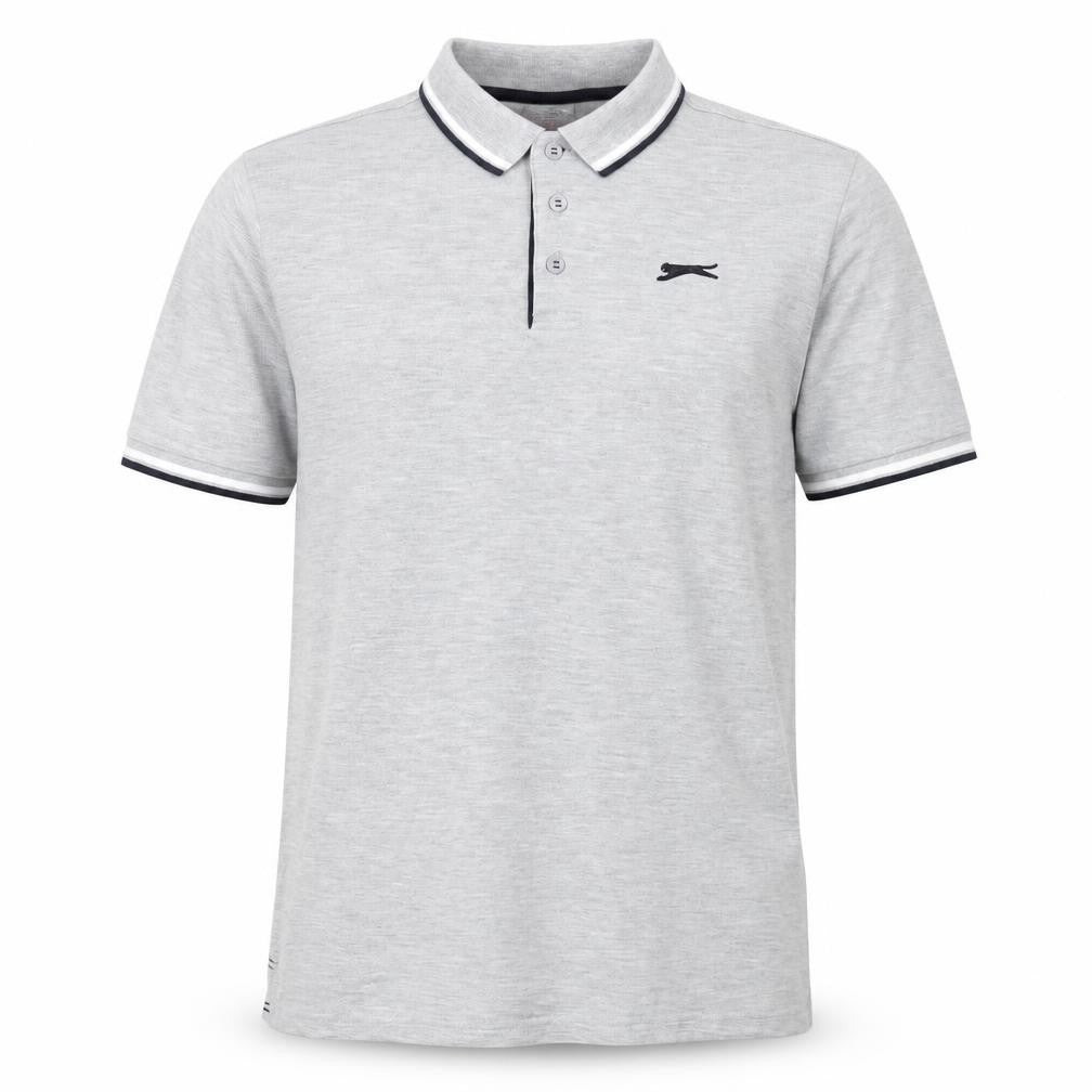 Slazenger Men's Grey Polo - M, Comfortable and Stylish