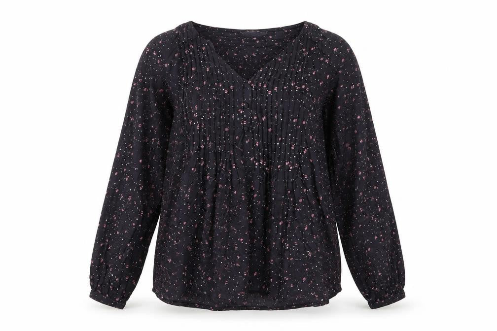 Principles Women's Black Geometric Tunic Blouse 10