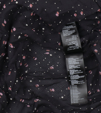 Brand and care label for Principles Women's Black Geometric Tunic Blouse 10
