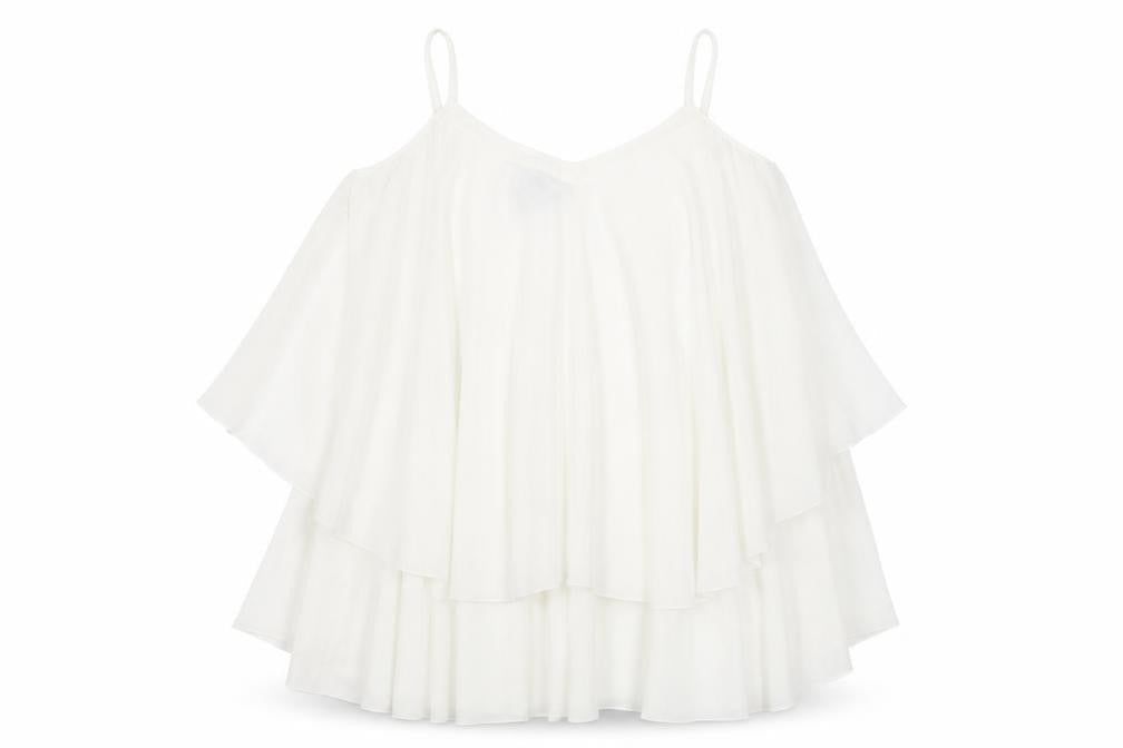 Zara Women's White Camisole Blouse Size 14