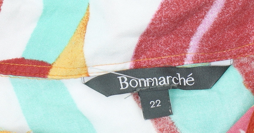 Bonmarché Women's Multicoloured Floral Button-Up