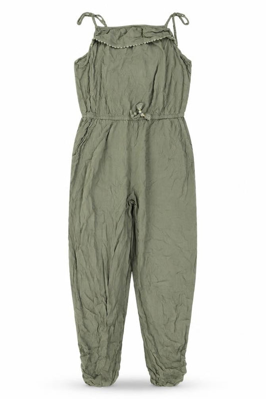 H&M Girls Green Jumpsuit 14 Years Sleeveless Summer Wear